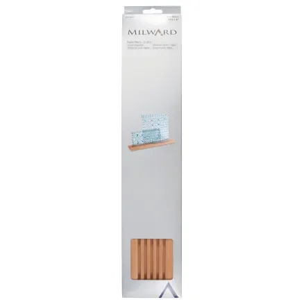 Rabatter Milward Linjalhållare 50x10 cm – 5 räfflor – Trä