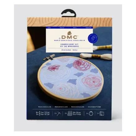 Kampanj Designer Collection Broderi-Kit Ranunkel