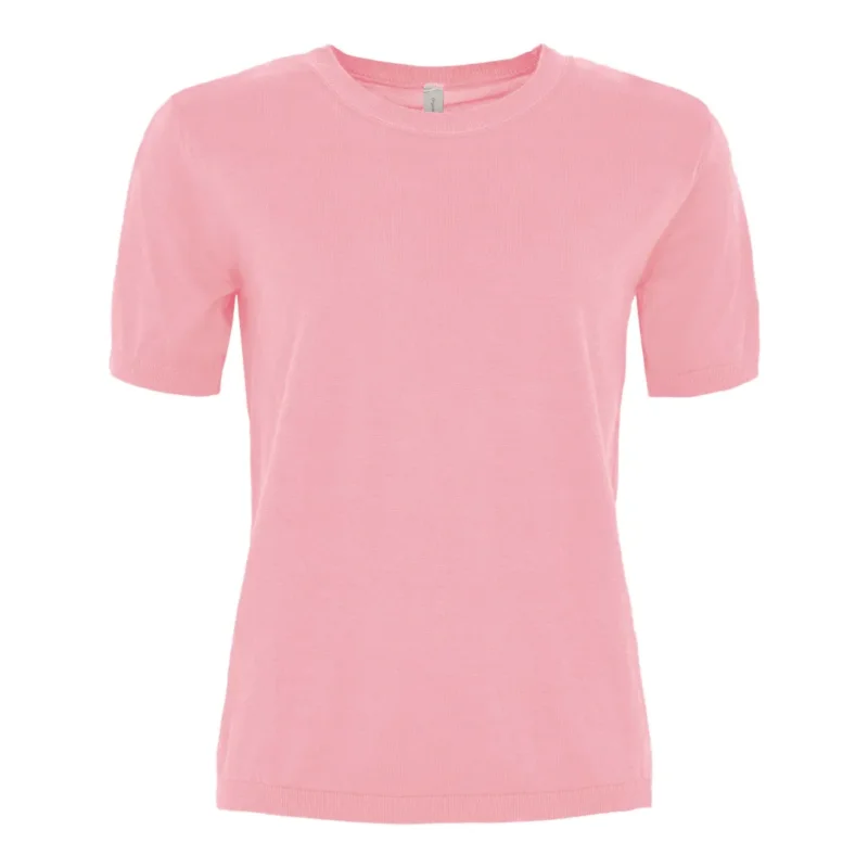 Skovhuus Kvinna Stickad T-shirt Wild Rose XL Trygg betalning