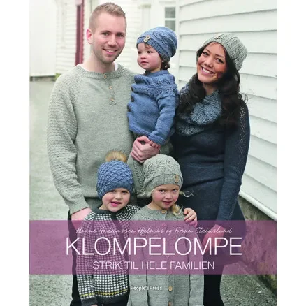 Nyhet Klompelompe Stickning för hela familjen – Bok av Hanne Andreassen Hjelmås & Torunn Steinsland