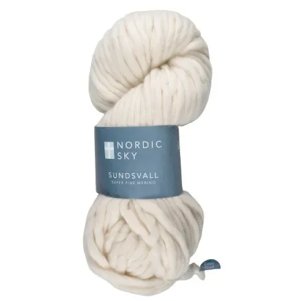 Begränsat erbjudande Nordic Sky Sundsvall Super Fine Merino Garn – Natur