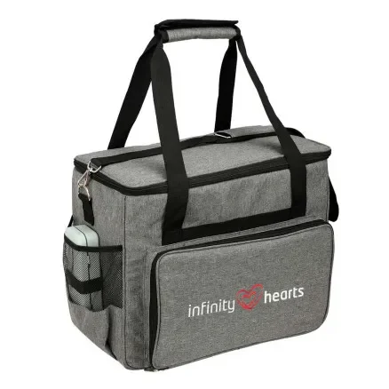 Infinity Hearts Symaskinsväska Grå 45x24x35cm Outlet