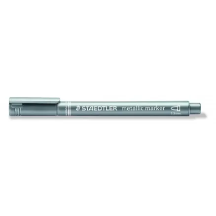 Fynd Staedtler Marker Tuschpenna Metallic Silver – 1 st.