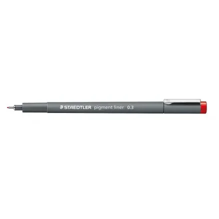Staedtler Pigment Liner Tuschpenna Röd 0,3mm – 1 st. Erbjudande