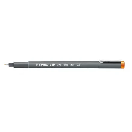 Staedtler Pigment Liner Tuschpenna Orange 0,5mm – 1 st. Erbjudande