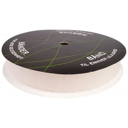 Rabatt Balsløw Hona/Loop Kardborreband 20mm 03 Natur – 5m
