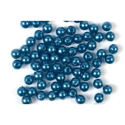 Vaxpärlor 4mm 500g Blå Extra rabatt