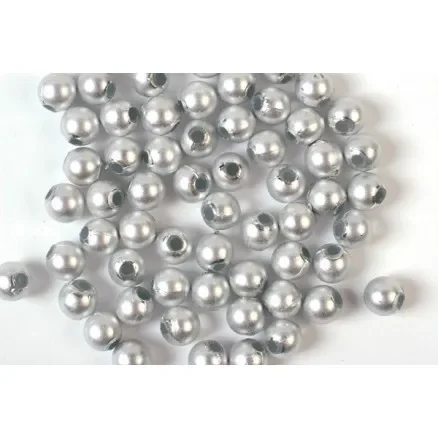 Vaxpärlor 3mm 500g matt silver Rabatt