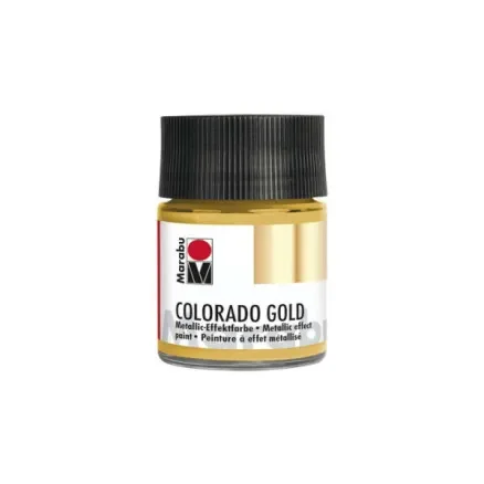 Colorado Gold färg 50ml, metallic-guld 784 Rabatt