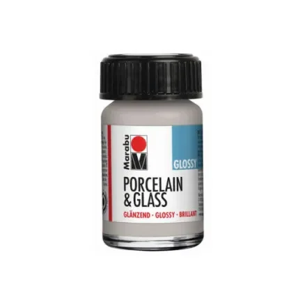Porslin & Glas glansig 15ml, metallic silver 782 Lågt pris