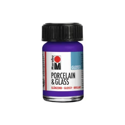 Fri frakt Porslin & Glas glansig 15ml, violett (251)