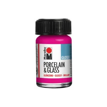 Porslin & Glas glansig 15ml, hallon (131) Extra rabatt