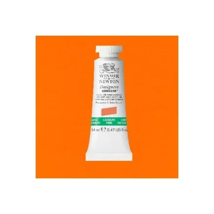 Designers gouache 14ml cadminumfri, Orange 899 Sista chansen