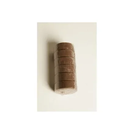 Nyhet Fantasi blockfärg 44x16mm 6st brun