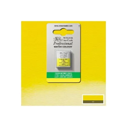 Akvarellfärg proff. 1/2 panna kadminumfri, citron Populärt val