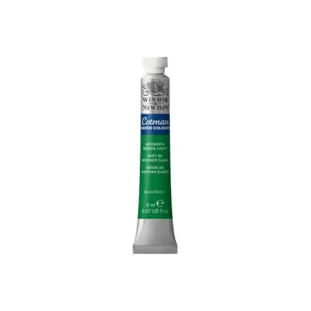Outlet Cotman akvarellfärg 8ml Hookers Green Light 314