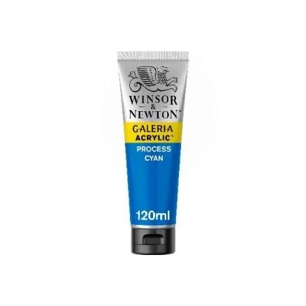 Galeria Akryl 120 ml Process Cyan 535 Trygg betalning