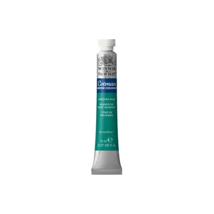 Rabatt Cotman akvarellfärg 8ml Viridian Hue 696