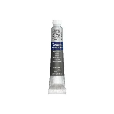 Cotman akvarellfärg 8ml Iridescent Black Row 473 risnedsättning