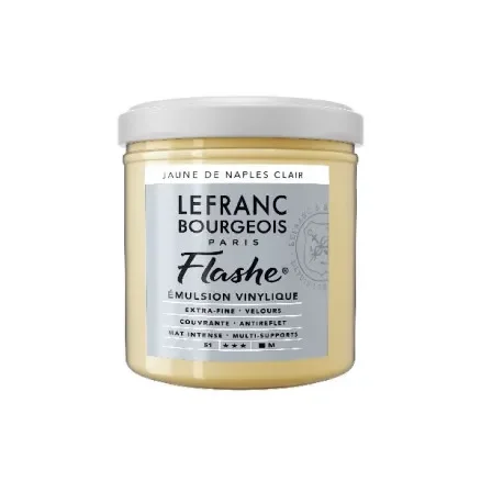 Flashe Akryl 125ml Neapel Gul Ljus 887 risnedsättning