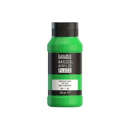 Basics-vätska 118ml fluorescerande grön rad 985 Fri frakt
