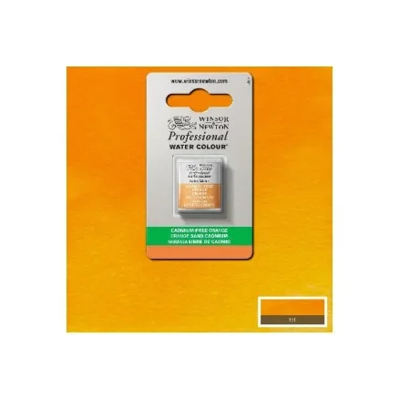 Akvarellfärg pro. 1/2 panna kadminumfri, orange Billig