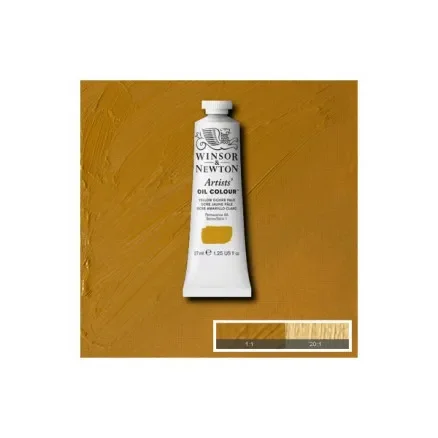 Populärt val Artists oljefärg 37ml gul ockra blek 746