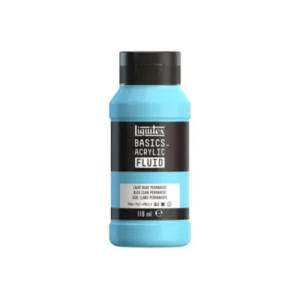 Basics fluid 118ml ljusblå permanent rad 770 Rea