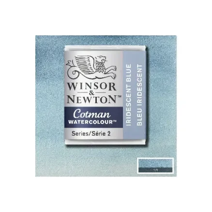 Cotman akvarellfärg 1/2 panna Iridescent Blue 472 Begränsat antal