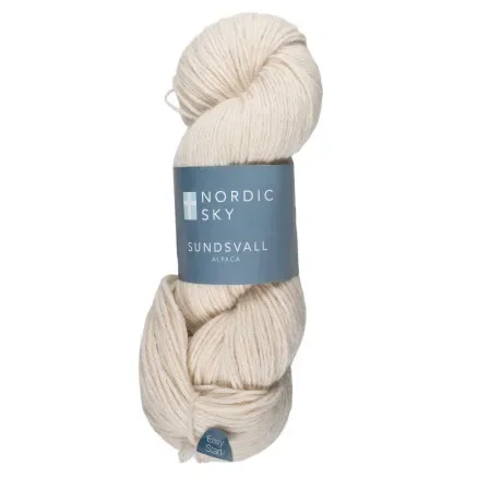 Nordic Sky Sundsvall Alpaca Garn – Naturell Nedsatt pris