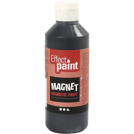 Populär Magnetfärg, Svart, 250ml/ 1 flaska.