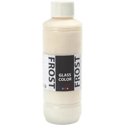 Rabatt Glasfärg Frost lack, 250ml/ 1 flaska.