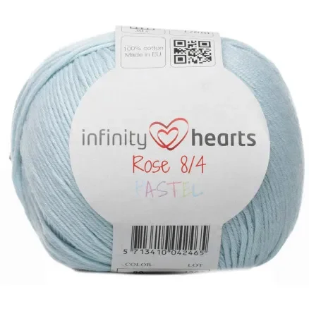Populär Infinity Hearts Rose Pastell P1 Blå
