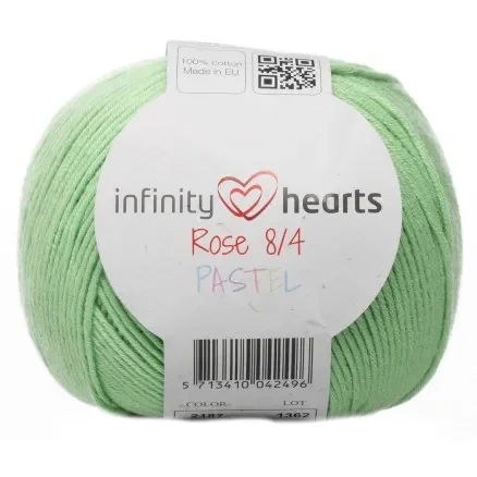 Infinity Hearts Rose Pastell P4 Grön Rea
