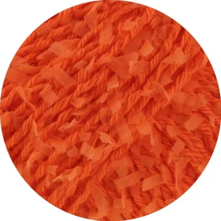 Populär Lana Grossa Garn Frizzante 12 Orange-röd