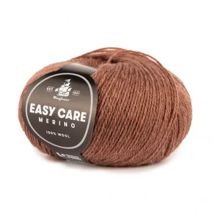 Mayflower Lättskött Garn enfärgat 037 Cognac Nyhet
