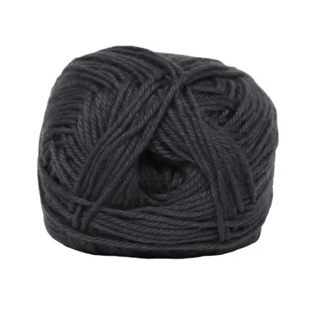 Hjertegarn Cotton nr. 8 Garn 79 Mörkgrå Erbjudande