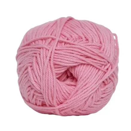Endast denna vecka Hjertegarn Cotton nr. 8 Garn 410 Babyrosa