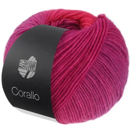 Lägg i varukorgen Lana Grossa Corallo Garn 4 Fuchsia