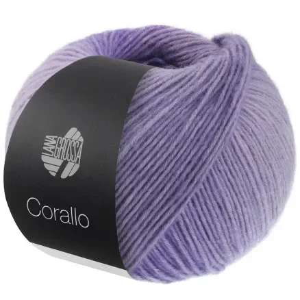 Populärt val Lana Grossa Corallo Garn 8 Lavendel