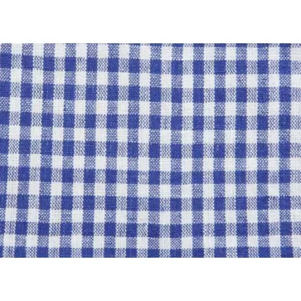 Erbjudande Köksrutor 4x4mm Bomullstyg 600 Kobolt 140cm – 50cm