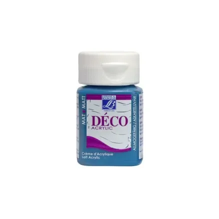 Bästa pris DECO SOFT AKRYL 50 ML TURKOS 058