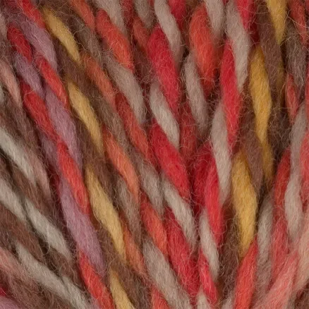 Begränsat antal Viking Garn Snorre Balder Multi 853 Orange/brun