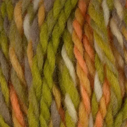 Populärt val Viking Garn Snorre Balder Multi 819 Gul/Grön