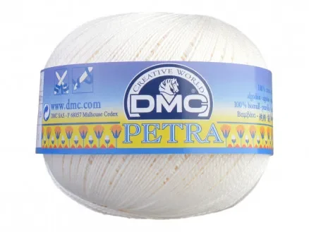 DMC Petra nr. 5 Virkgarn Unicolor 54459 Sand Nyhet