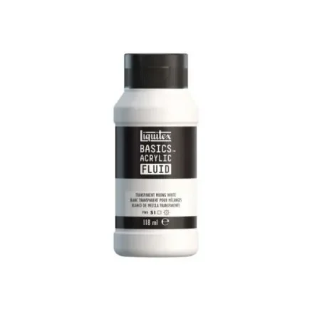 Basics fluid 118ml transparent blandningsvätska vit rad 43 Snabb leverans