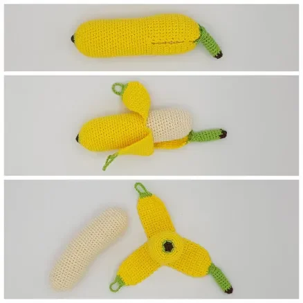 Karlas Banan af Rito Krea – Frukt virkmönster 17cm Endast idag