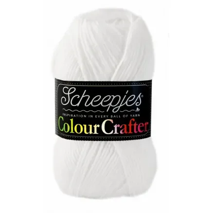 Köp online Scheepjes Colour Crafter Garn Unicolor 1001 Weert