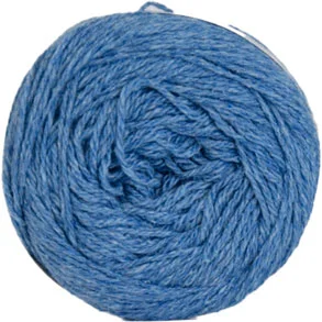 Hjertegarn Organic Trio Garn – Silkegarn – 5004 Blå Fynd