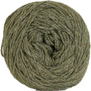 Hjertegarn Organic Trio Garn – fv 5027 Armygrön Fri frakt